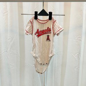 12 months official Angels Genuine Merchandise White Stripes Uniform Baby Onesies